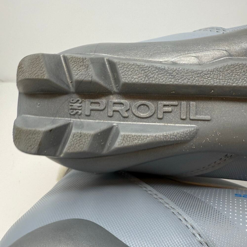 Salomon Siam5 Cross Country Ski Boot Women's 9.5 Grey White Blue - Picture 12 of 16
